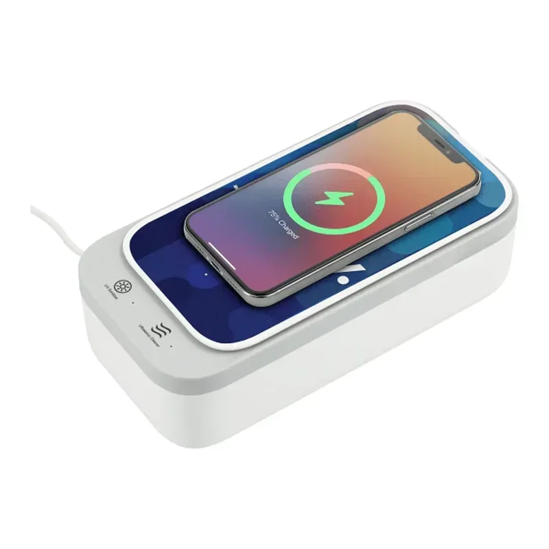 Branded Ultrasonic Cleaner with UV Sanitizer and Wireless Charging - 500ml Capacity — view 12