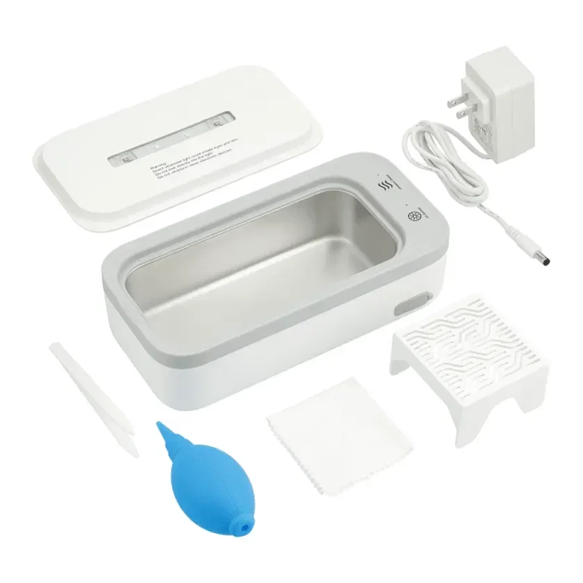 Branded Ultrasonic Cleaner with UV Sanitizer and Wireless Charging - 500ml Capacity — view 3