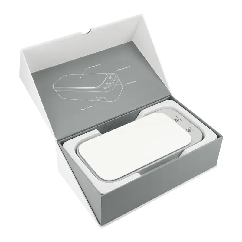 Branded Ultrasonic Cleaner with UV Sanitizer and Wireless Charging - 500ml Capacity — view 7