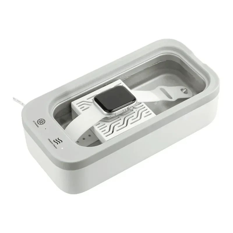 Branded Ultrasonic Cleaner with UV Sanitizer and Wireless Charging - 500ml Capacity — view 9