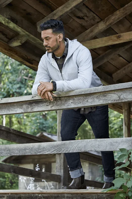 Branded Roots73 Canmore Eco Quarter Zip Hoodie - Unisex — view 13