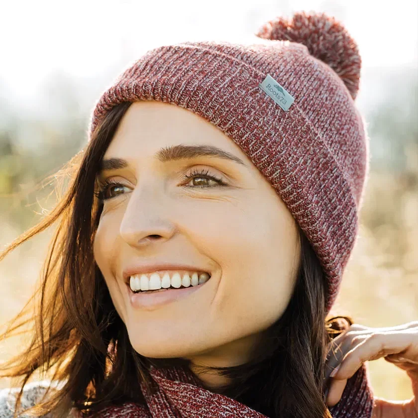 Custom Branded Shelty Roots73 Knit Toque - Unisex being worn
