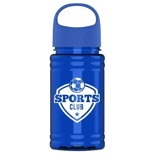 Mini RPET Bottle with Oval Crest Lid (16 oz.)