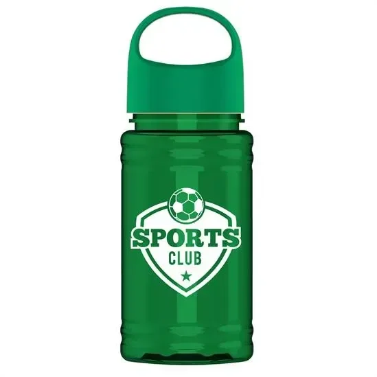 Mini RPET Bottle with Oval Crest Lid (16 oz.) — view 8