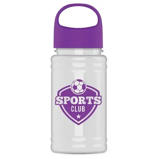 Mini RPET Bottle with Oval Crest Lid (16 oz.) — view 2