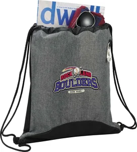 Urban Drawstring Bag with Earbud Port