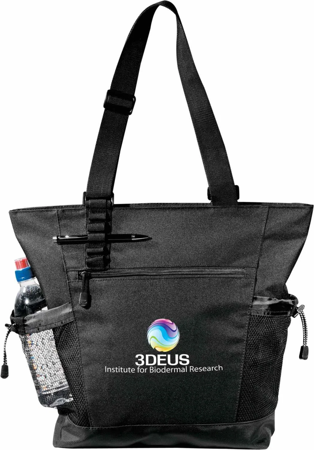 Custom Urban Passage Zippered Travel Business Tote — view 10