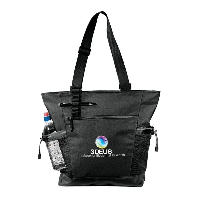 Custom Urban Passage Zippered Travel Business Tote — view 5