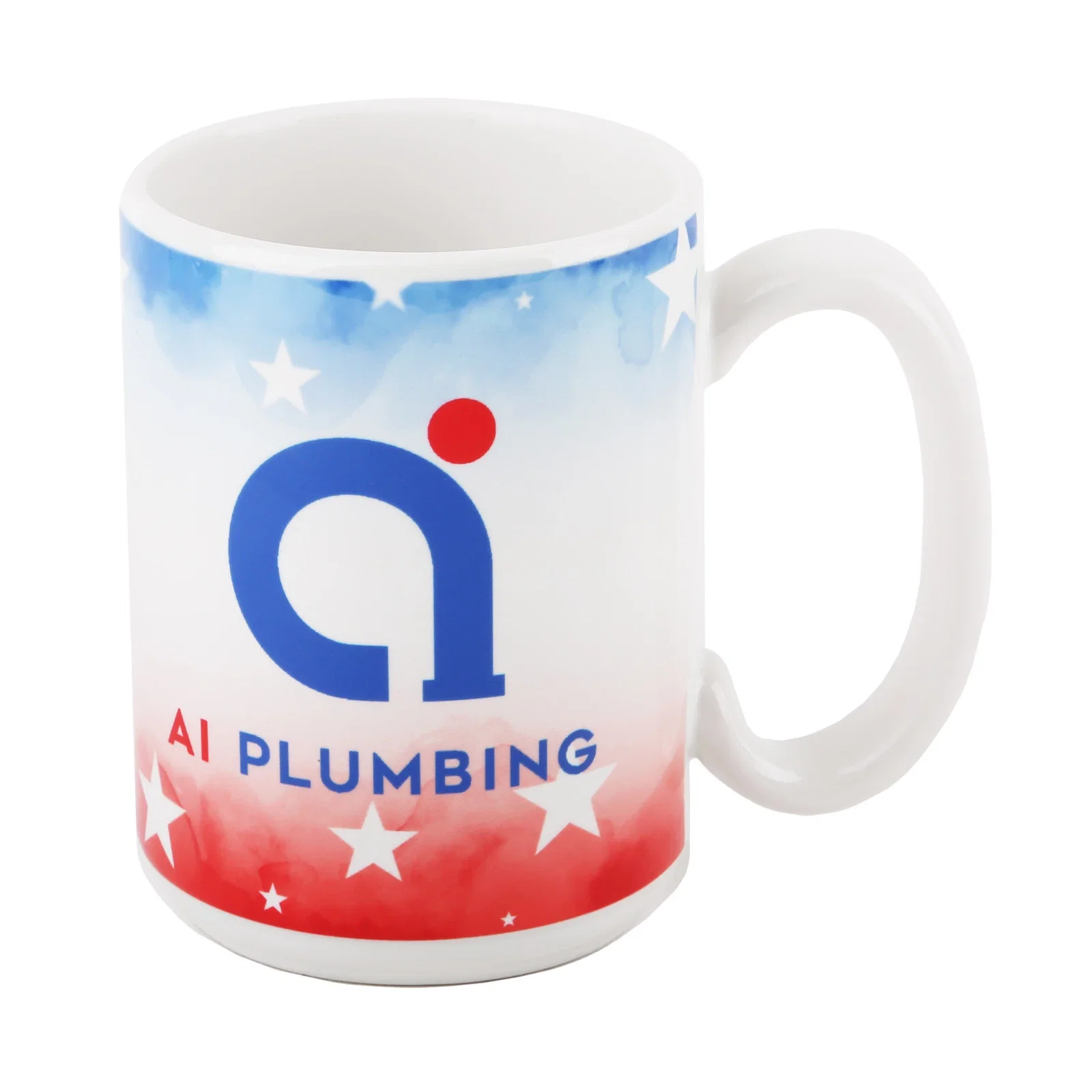 15 Oz USA Ceramic Mug: Full Color — view 2