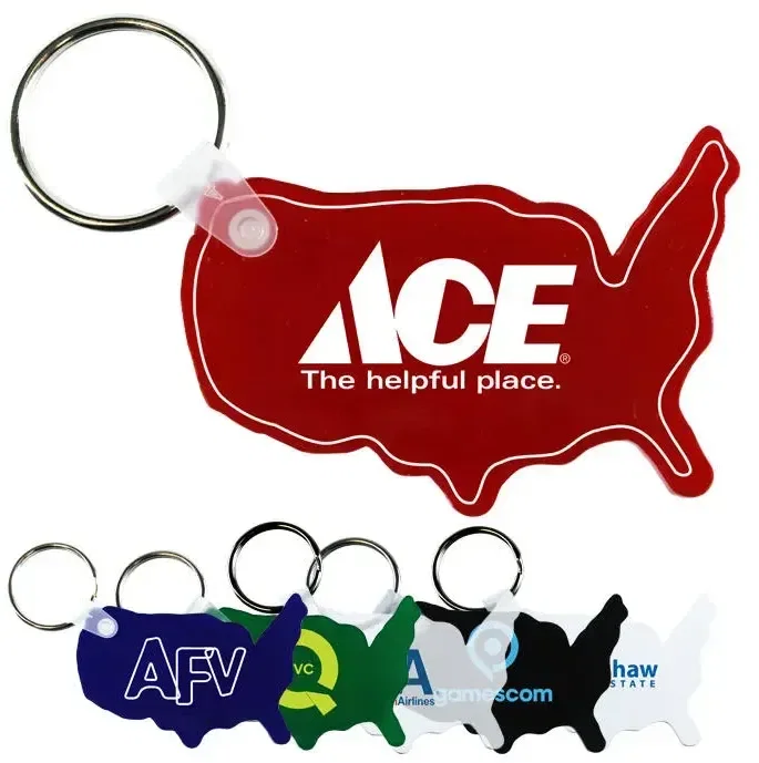Customized USA Key Fob โ view 1