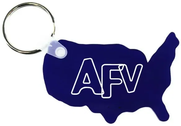 Customized USA Key Fob — view 5