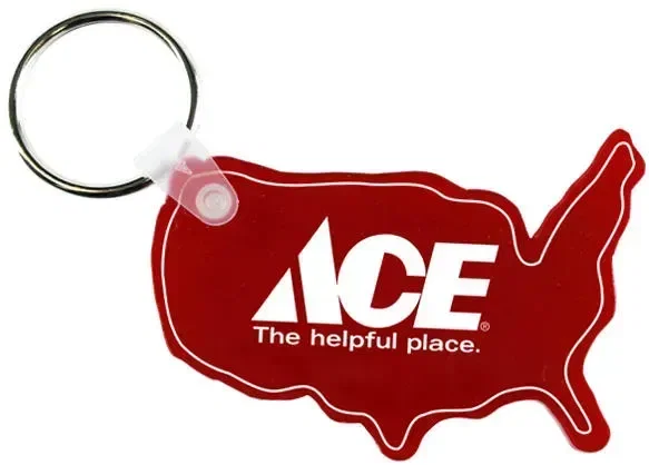 Customized USA Key Fob — view 7