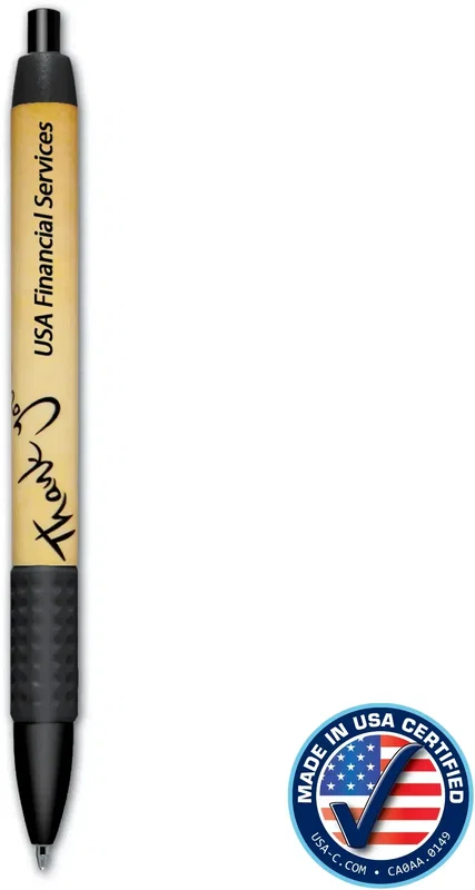 USA Thank You™ Custom Soft Grip Promotional Pen — view 1