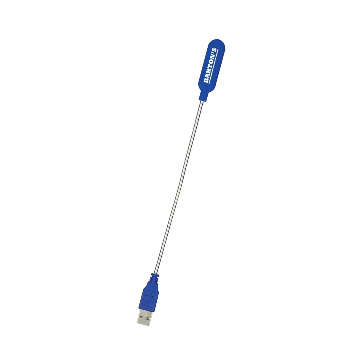 USB powered flexible light with a bendable gooseneck arm