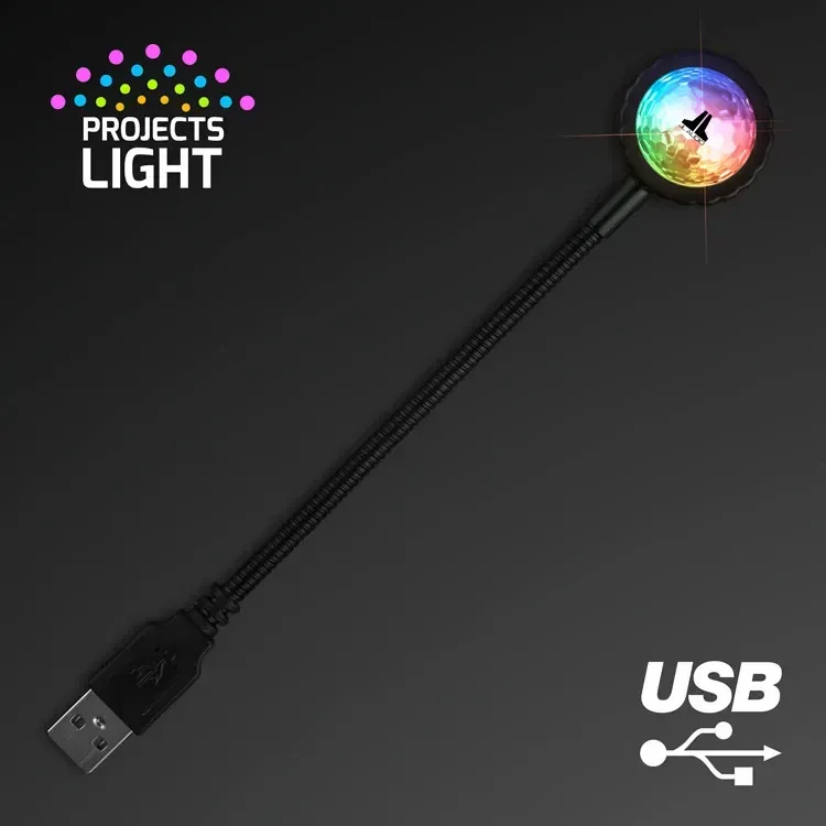 USB Party Light Mini Disco Ball, 9 Settings — view 3
