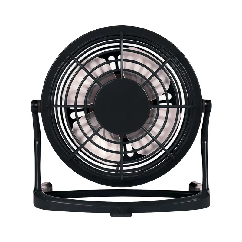 Rear of the fan showing its black finish