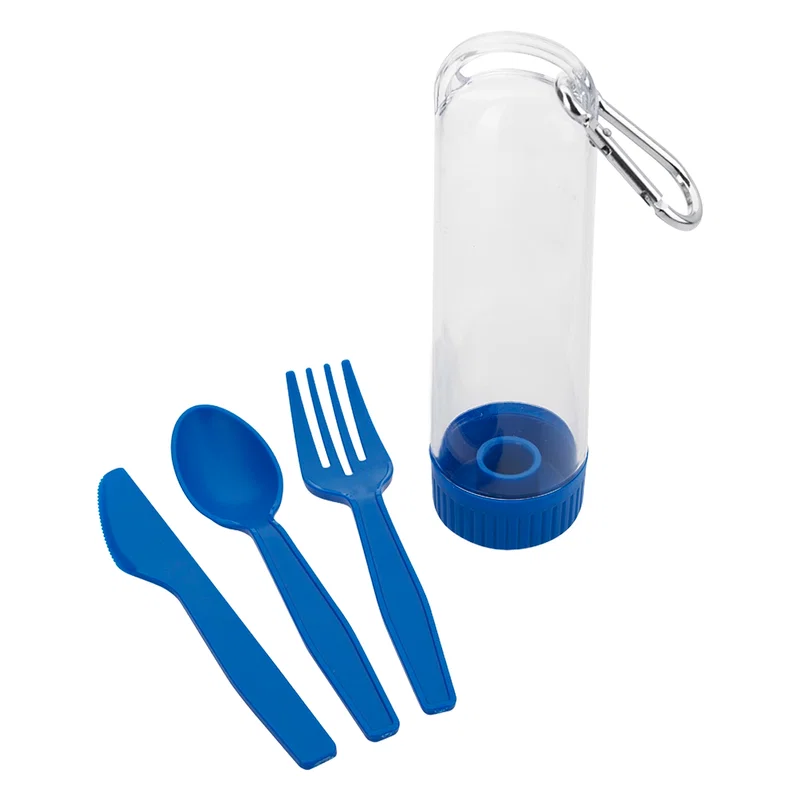 Promotional Utensil Kit With Carabiner — view 6