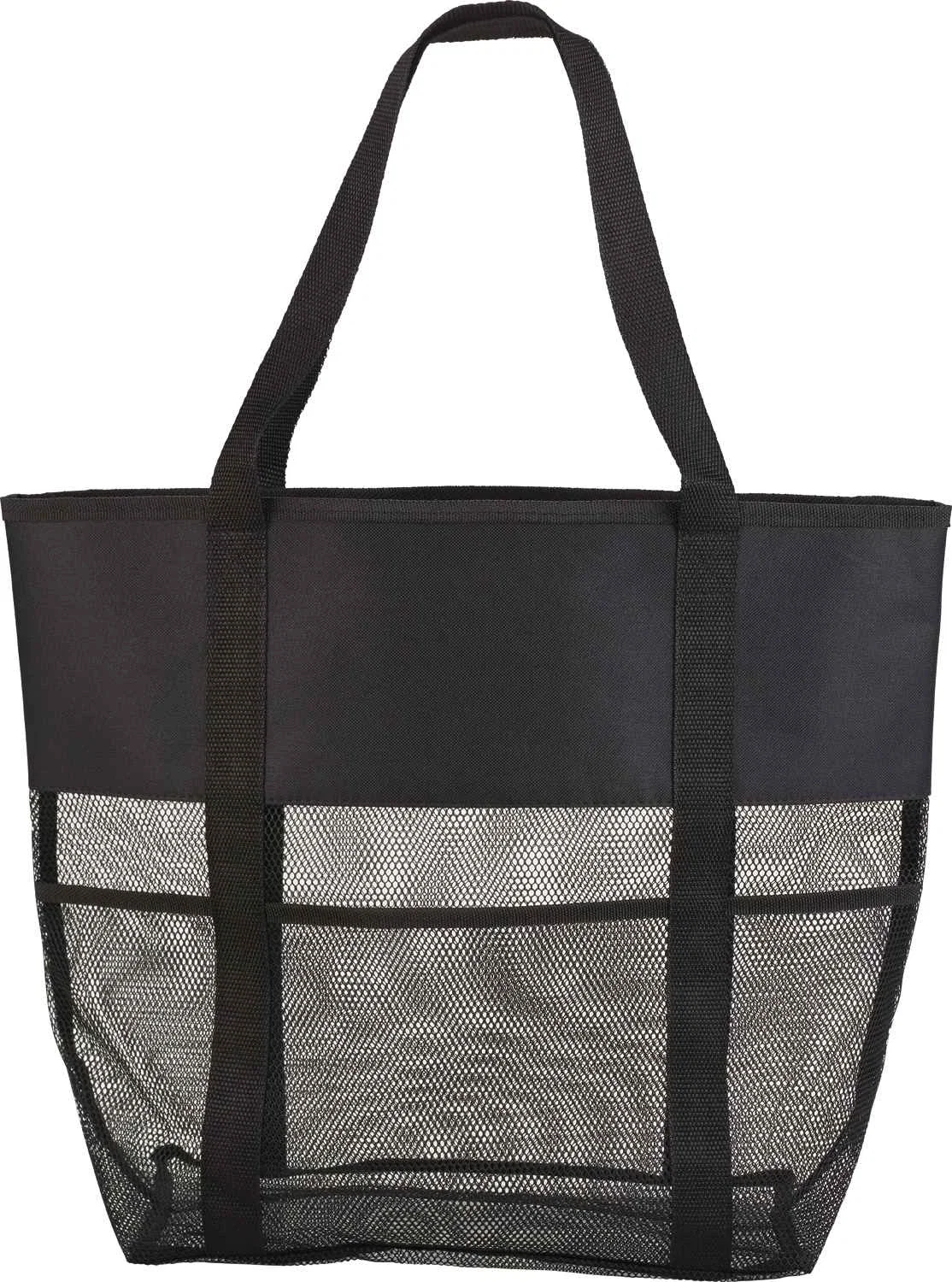 Customizable Mesh Utility Beach Tote — view 7