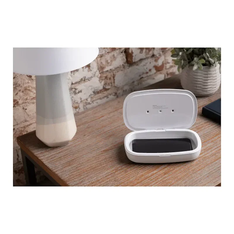 Branded UV-C Light Phone Sanitizer with Wireless Charger — view 2
