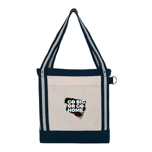 V Natural™ Striped Recycled Cotton Boat Tote Bag