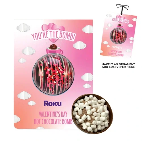Valentine's Day Cocoa Bomb Greeting Card — view 2