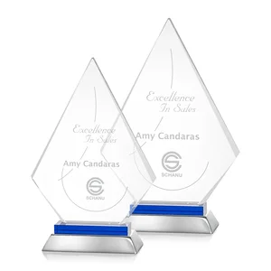 Starfire Crystal and Aluminum Diamond Peak Award on Sapphire Base