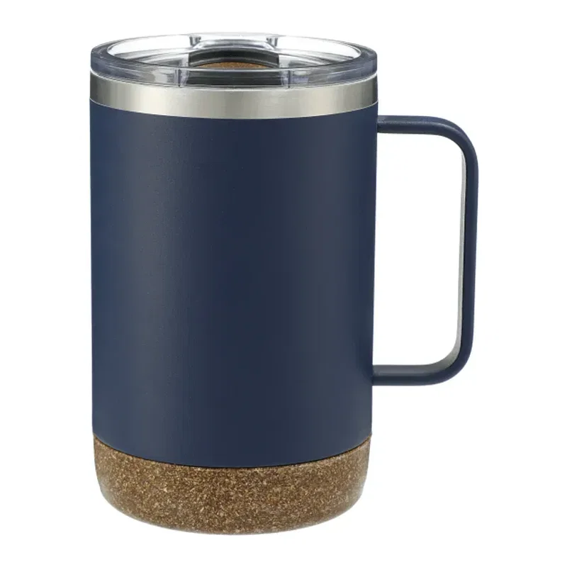 Custom Insulated Camp Mug with Cork Base - 14oz — view 10