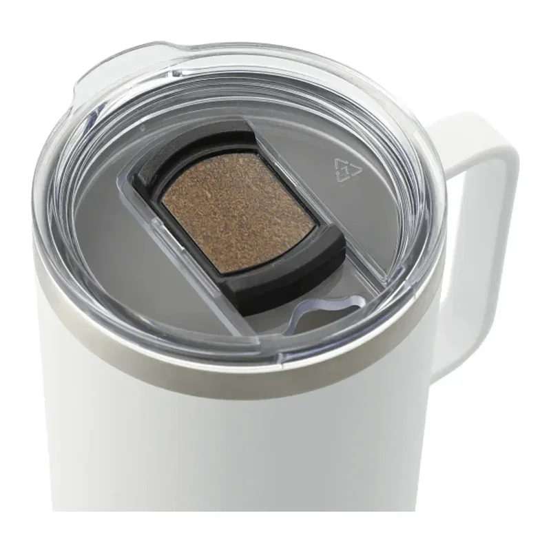 Custom Insulated Camp Mug with Cork Base - 14oz — view 12