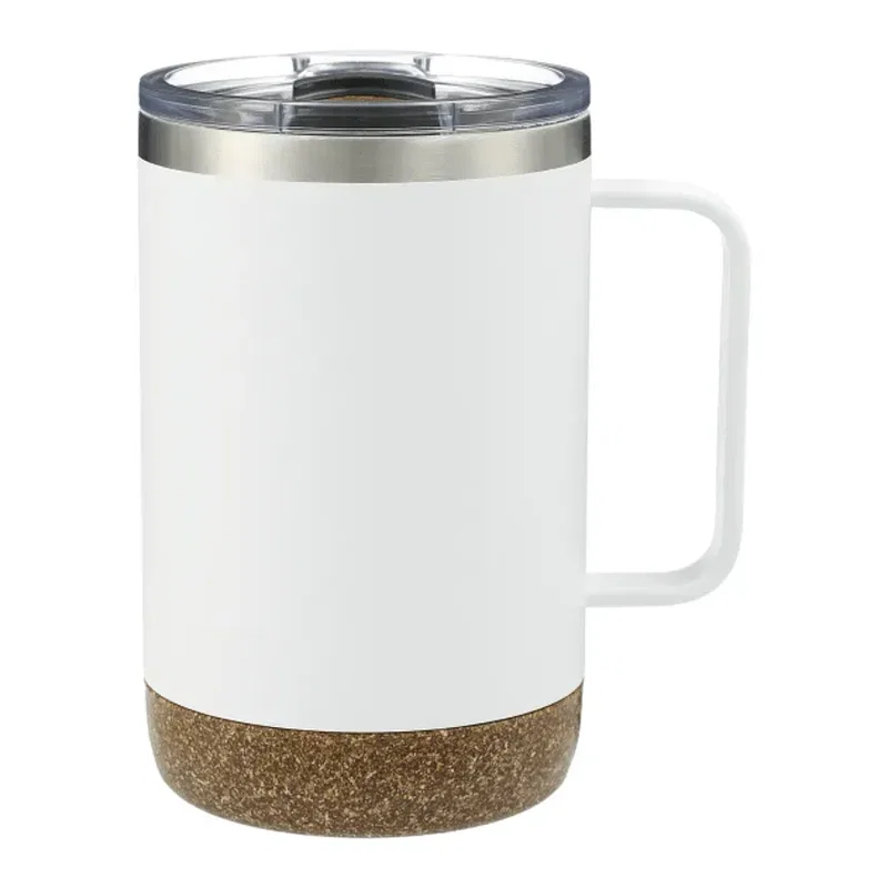 Custom Insulated Camp Mug with Cork Base - 14oz — view 15