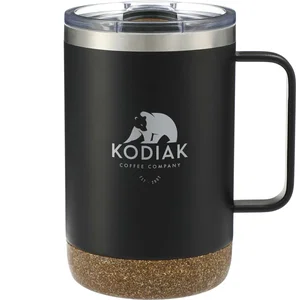 14 oz Insulated Camp Mug with Cork Base