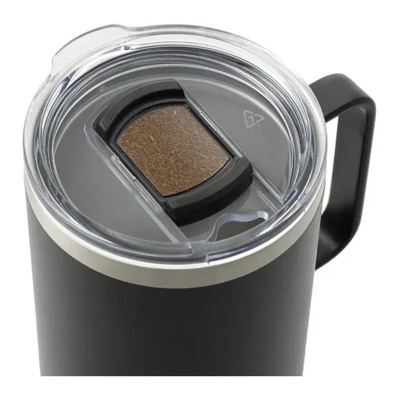Custom Insulated Camp Mug with Cork Base - 14oz — view 2