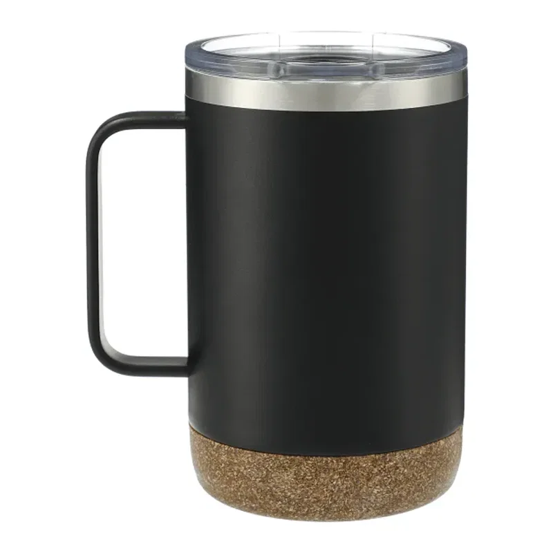 Custom Insulated Camp Mug with Cork Base - 14oz — view 4