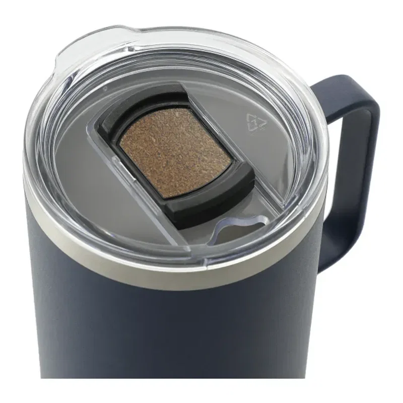 Custom Insulated Camp Mug with Cork Base - 14oz — view 7