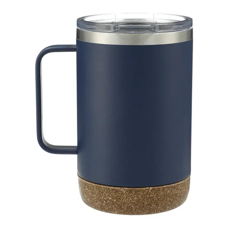 Custom Insulated Camp Mug with Cork Base - 14oz — view 9