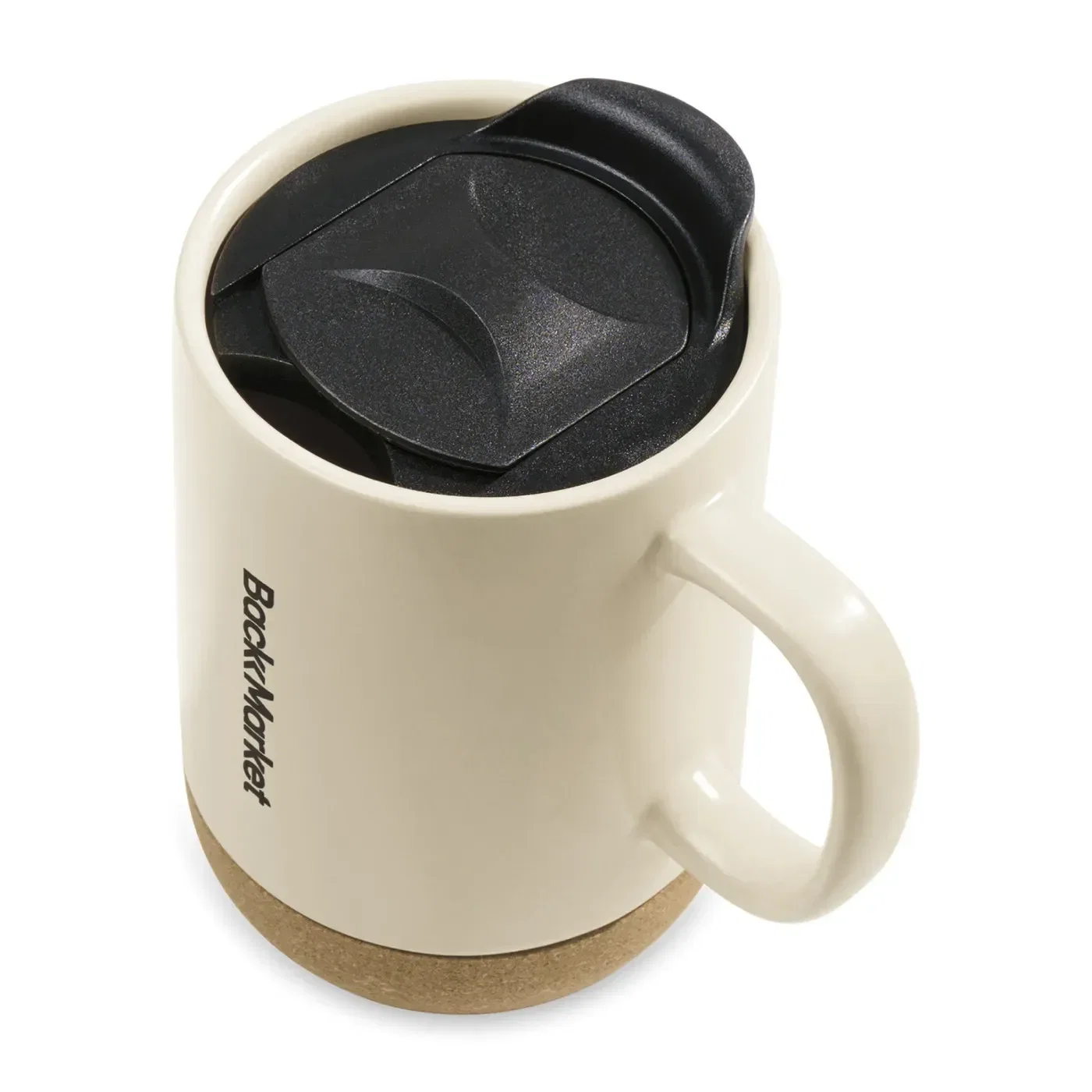 Valo Ceramic Lidded Mug - 14 Oz. — view 3