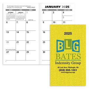 Custom Value Monthly Pocket Planner