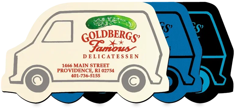 Van Jar Opener. Van-shaped natural rubber jar opener for auto dealer giveaways