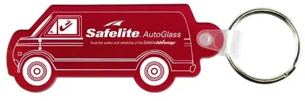 Custom Van Shaped Key Fob  — view 6