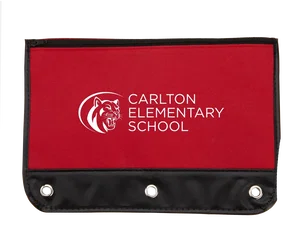 Personalized Varsity School Pouch