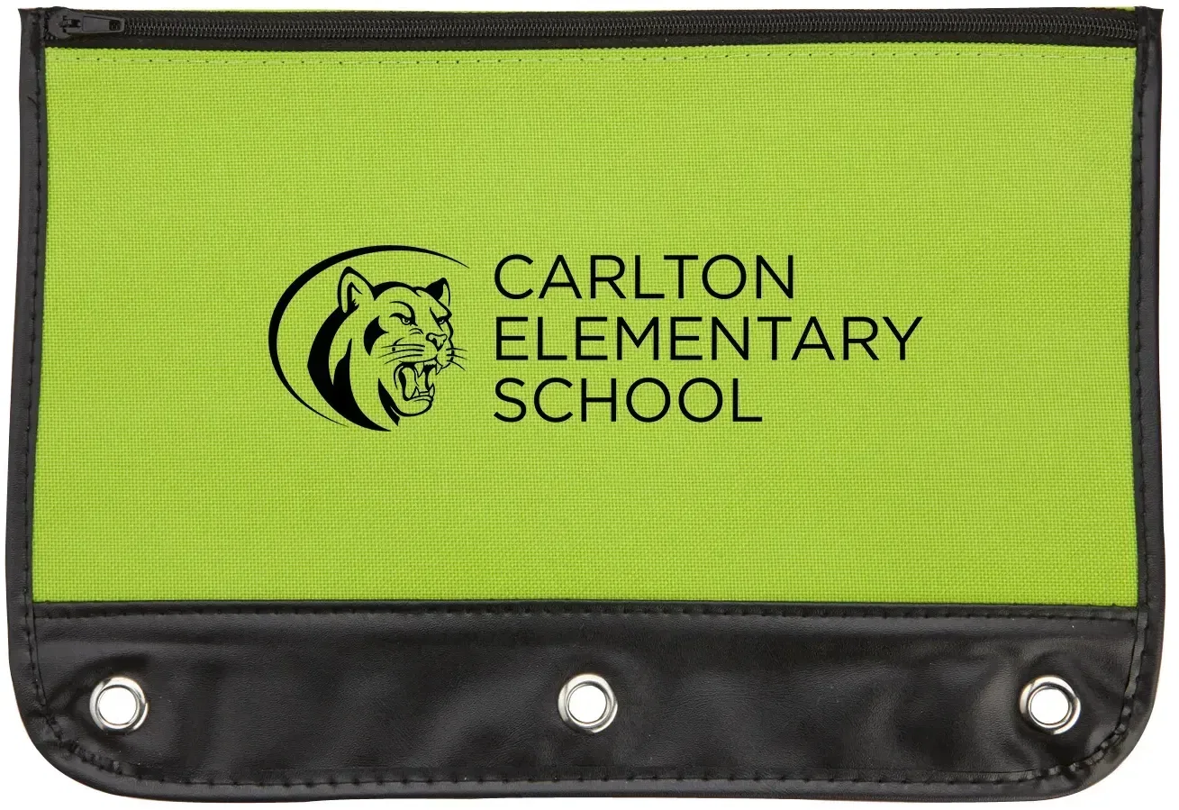 Personalized Varsity School Pouch — view 3
