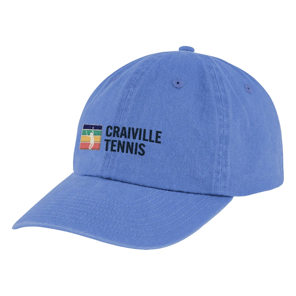 Side profile of the crown and brim