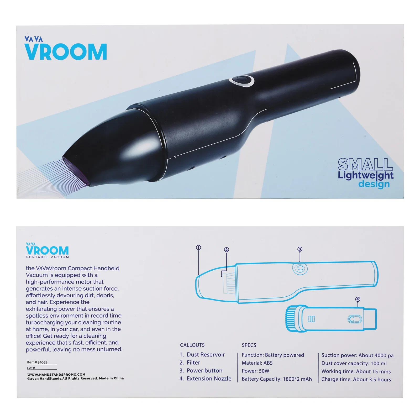 Vavavroom Handheld Vacuum Cleaner — view 11