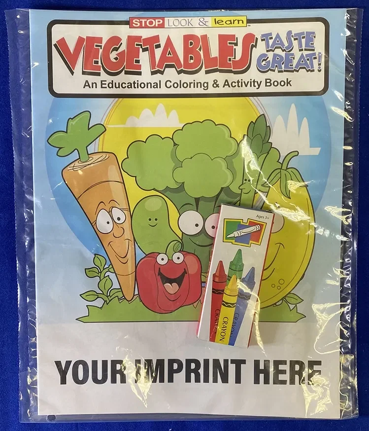 Vegetables Taste Great! Coloring & Activity Book — view 3