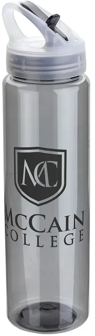 Velo 32 oz water bottle, custom logo imprint area detail