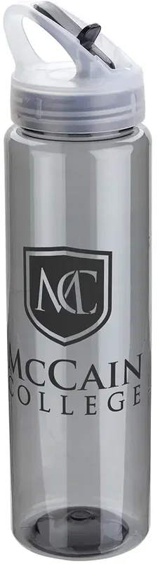 Velo 32 oz water bottle, custom logo imprint area detail