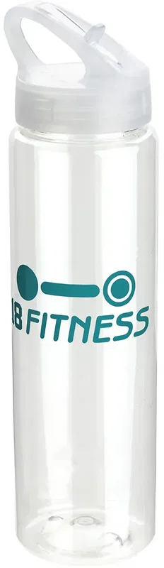 Promotional Velo 32 oz PET bottle, lid open top view