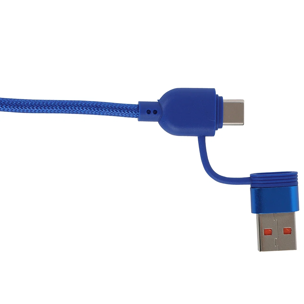 Velocity 60W PD Charging Cable in use, connected to a laptop and smartphone