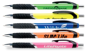 Velocity Neon Silver-Trim Pen
