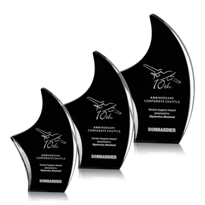 Thick Freestanding Acrylic Sail Award
