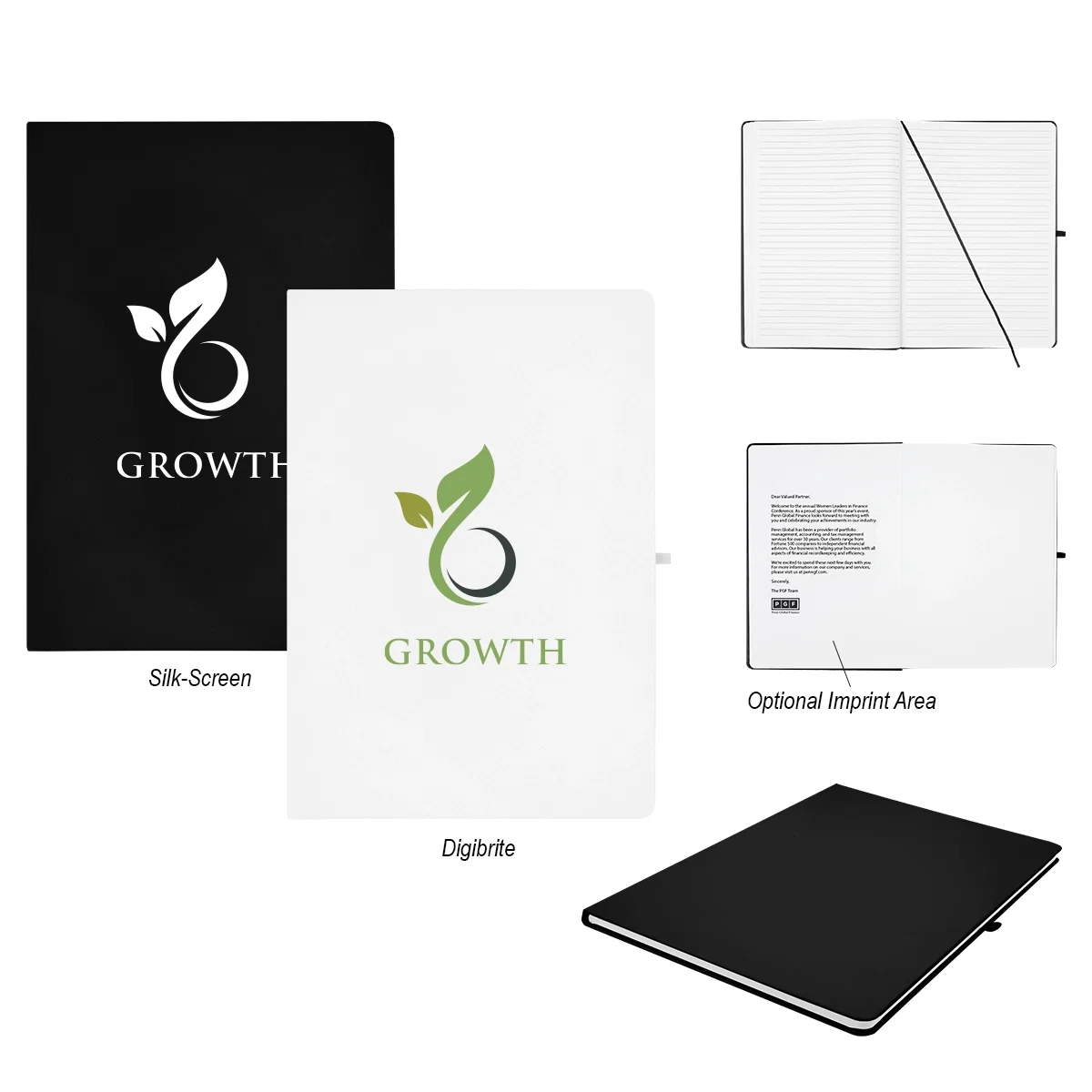 Venture journal with a large eight by twelve inch cover